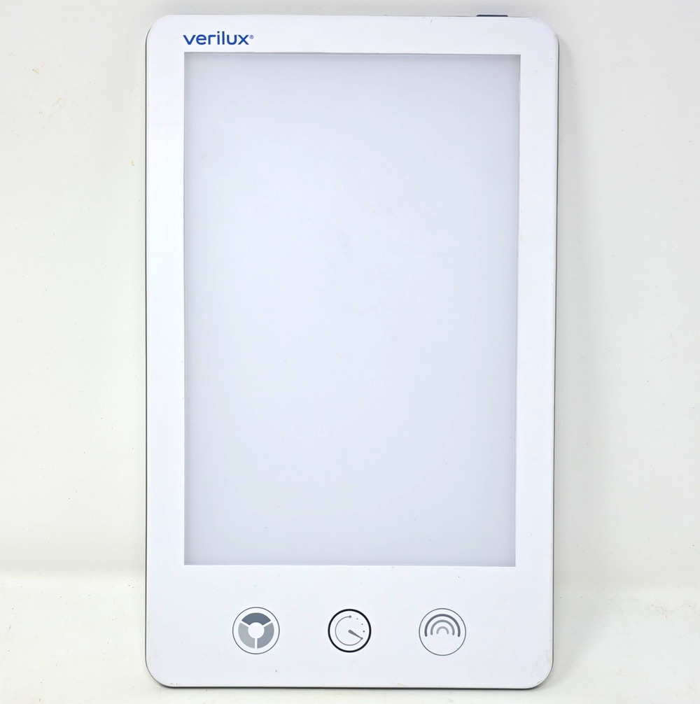 Verilux HappyLight VT03 White Light Therapy Lamp w/ Timer, Wall Mount, Adapter